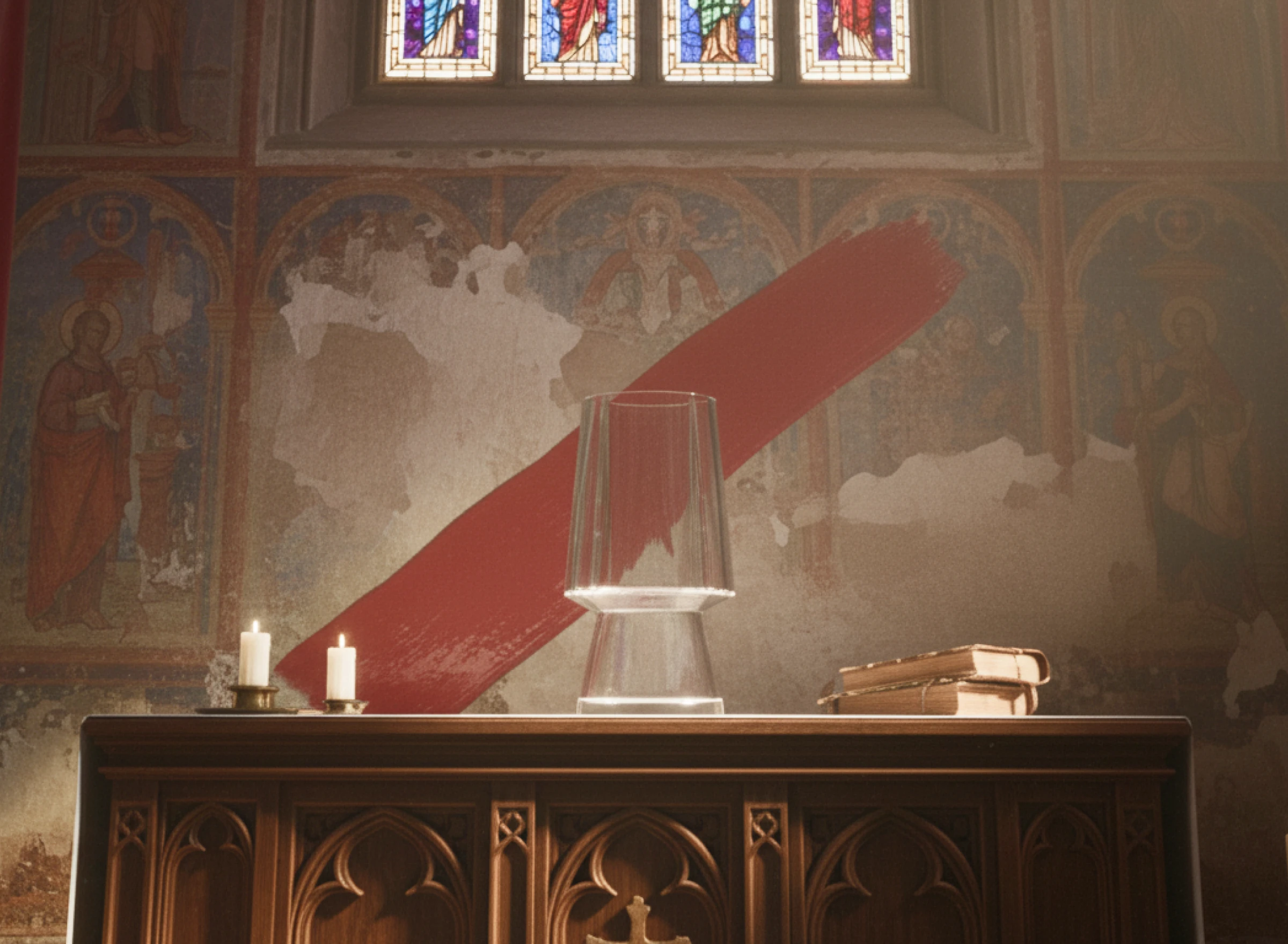 Aethel glass in historic environment