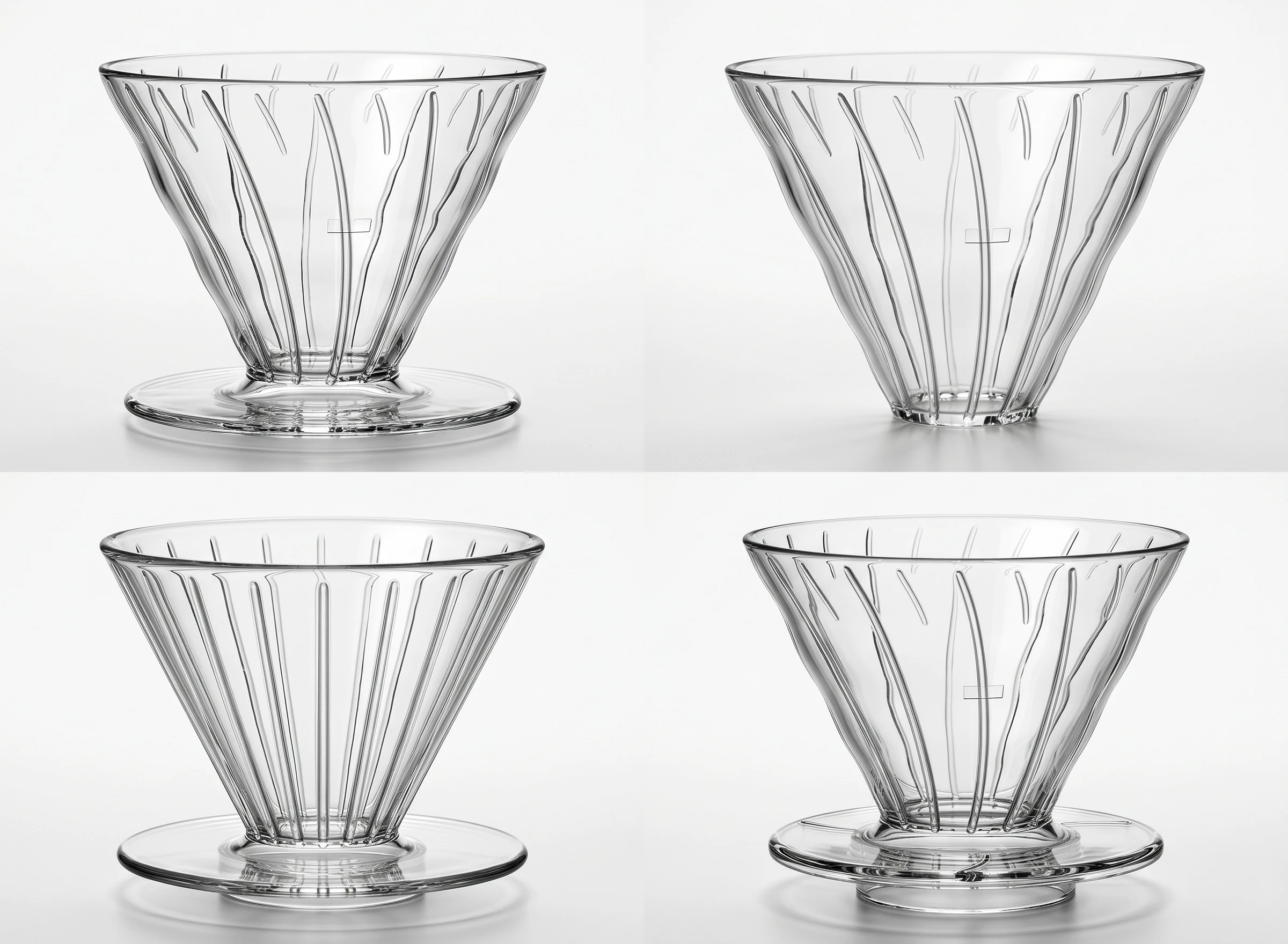 Glass dripper geometry