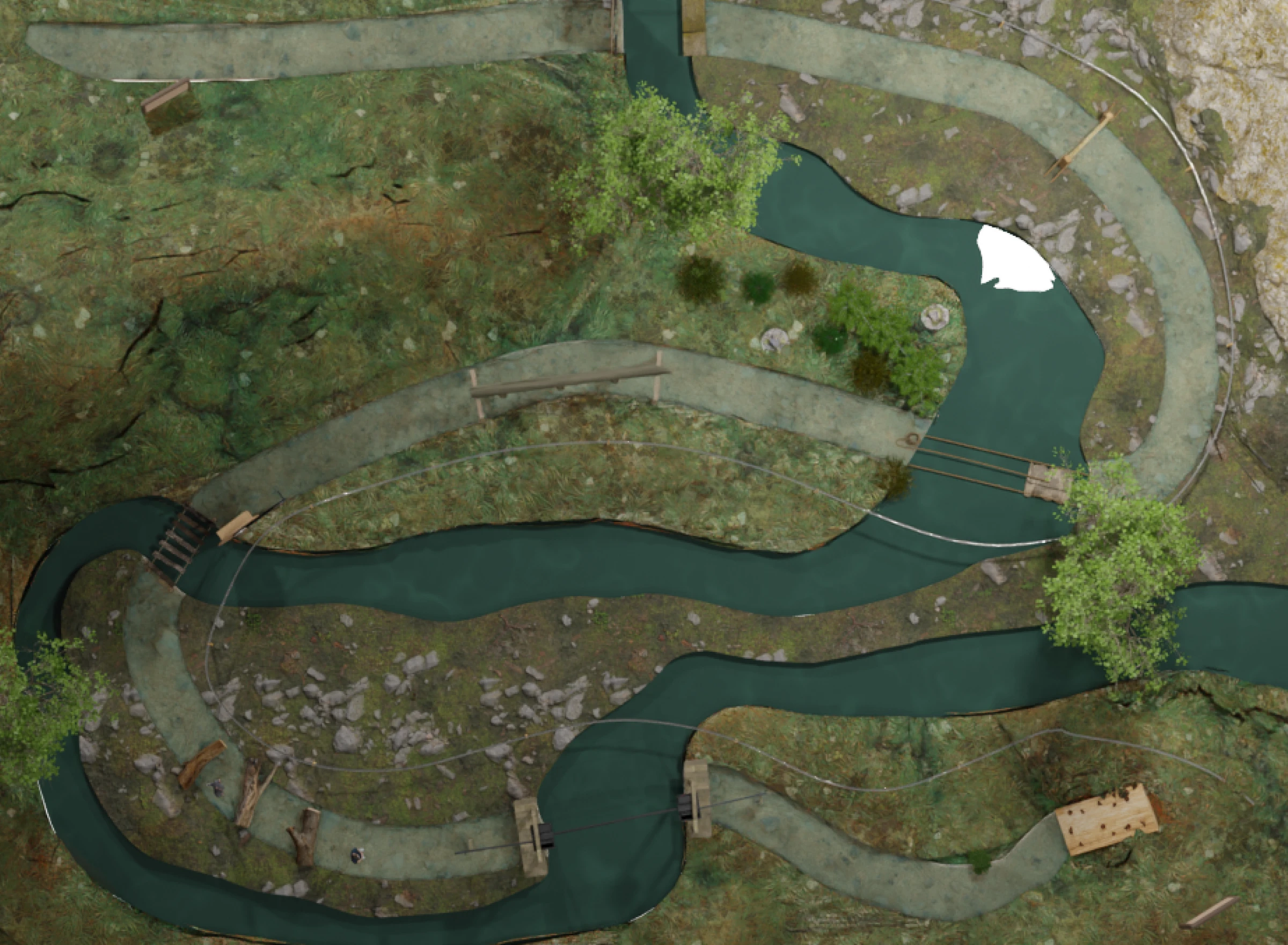 Parkour track view 1