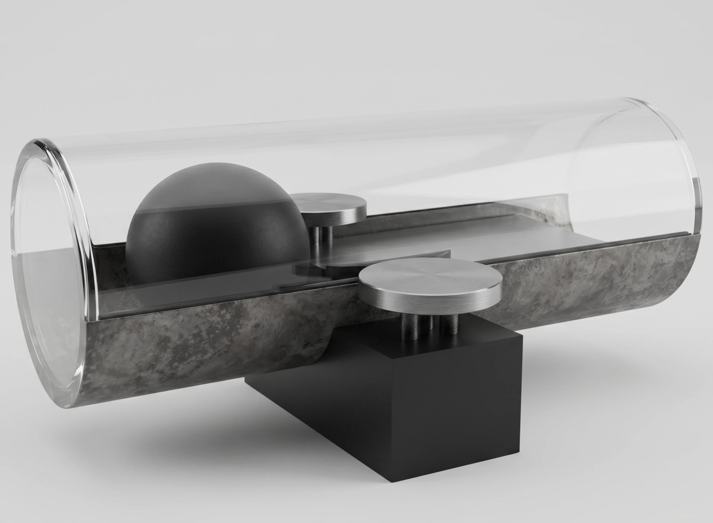 Pipe and ball transmission system